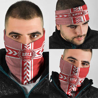 Denmark National Football Neck Gaiter The Red and Whites Sporty Style - Wonder Print Shop