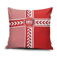 Denmark National Football Pillow Cover The Red and Whites Sporty Style - Wonder Print Shop