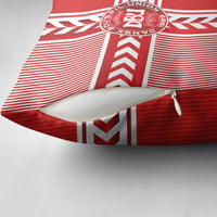 Denmark National Football Pillow Cover The Red and Whites Sporty Style - Wonder Print Shop