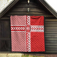 Denmark National Football Quilt The Red and Whites Sporty Style - Wonder Print Shop