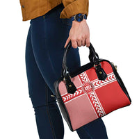 Denmark National Football Shoulder Handbag The Red and Whites Sporty Style - Wonder Print Shop
