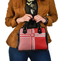 Denmark National Football Shoulder Handbag The Red and Whites Sporty Style - Wonder Print Shop