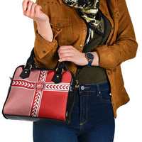 Denmark National Football Shoulder Handbag The Red and Whites Sporty Style - Wonder Print Shop