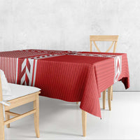 Denmark National Football Tablecloth The Red and Whites Sporty Style - Wonder Print Shop