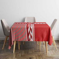 Denmark National Football Tablecloth The Red and Whites Sporty Style - Wonder Print Shop