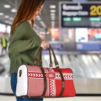 Denmark National Football Travel Bag The Red and Whites Sporty Style - Wonder Print Shop