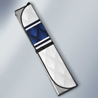 Finland National Football Auto Sun Shade Pine Trees with Diamond Shapes - Wonder Print Shop