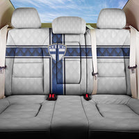 Finland National Football Back Car Seat Cover Pine Trees with Diamond Shapes - Wonder Print Shop
