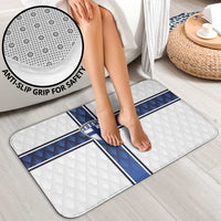 Finland National Football Bathroom Set Pine Trees with Diamond Shapes - Wonder Print Shop