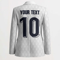 Custom Finland National Football Blazer Pine Trees with Diamond Shapes - Wonder Print Shop