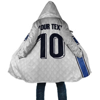 Custom Finland National Football Cloak Pine Trees with Diamond Shapes - Wonder Print Shop