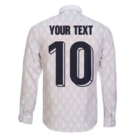 Custom Finland National Football Family Matching Puletasi and Hawaiian Shirt Pine Trees with Diamond Shapes - Wonder Print Shop