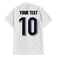 Custom Finland National Football Family Matching Summer Maxi Dress and Hawaiian Shirt Pine Trees with Diamond Shapes - Wonder Print Shop