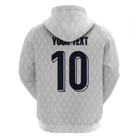Custom Finland National Football Hoodie Pine Trees with Diamond Shapes - Wonder Print Shop