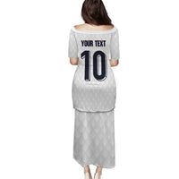 Custom Finland National Football Puletasi Pine Trees with Diamond Shapes - Wonder Print Shop