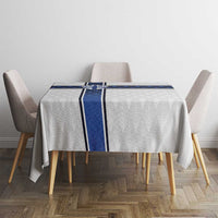 Finland National Football Tablecloth Pine Trees with Diamond Shapes - Wonder Print Shop