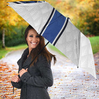 Finland National Football Umbrella Pine Trees with Diamond Shapes - Wonder Print Shop