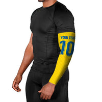 Custom Sweden National Football Arm Sleeves Glory The Blue and Yellow - Wonder Print Shop