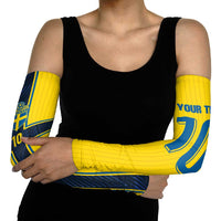 Custom Sweden National Football Arm Sleeves Glory The Blue and Yellow - Wonder Print Shop