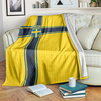 Sweden National Football Blanket Glory The Blue and Yellow - Wonder Print Shop