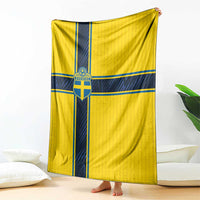 Sweden National Football Blanket Glory The Blue and Yellow - Wonder Print Shop