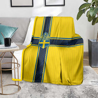 Sweden National Football Blanket Glory The Blue and Yellow - Wonder Print Shop