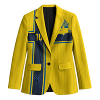 Custom Sweden National Football Blazer Glory The Blue and Yellow - Wonder Print Shop
