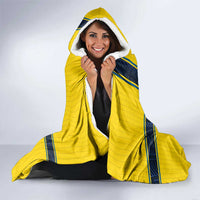 Sweden National Football Hooded Blanket Glory The Blue and Yellow - Wonder Print Shop