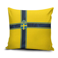 Sweden National Football Pillow Cover Glory The Blue and Yellow - Wonder Print Shop