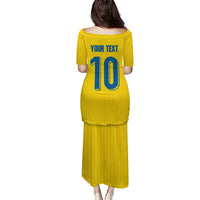 Custom Sweden National Football Puletasi Glory The Blue and Yellow - Wonder Print Shop