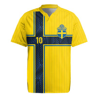 Custom Sweden National Football Rugby Jersey Glory The Blue and Yellow - Wonder Print Shop