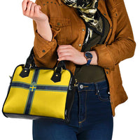 Sweden National Football Shoulder Handbag Glory The Blue and Yellow - Wonder Print Shop