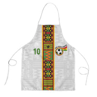 Custom Ghana National Football Apron Traditional African Motifs Sporty Style - Wonder Print Shop