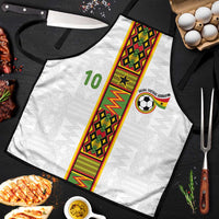 Custom Ghana National Football Apron Traditional African Motifs Sporty Style - Wonder Print Shop
