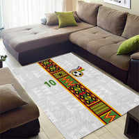 Custom Ghana National Football Area Rug Traditional African Motifs Sporty Style - Wonder Print Shop