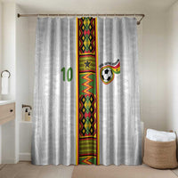 Custom Ghana National Football Bathroom Set Traditional African Motifs Sporty Style - Wonder Print Shop