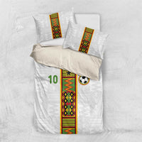 Custom Ghana National Football Bedding Set Traditional African Motifs Sporty Style - Wonder Print Shop