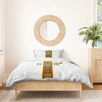 Custom Ghana National Football Bedding Set Traditional African Motifs Sporty Style - Wonder Print Shop