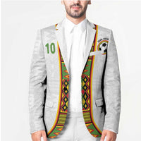 Custom Ghana National Football Blazer Traditional African Motifs Sporty Style - Wonder Print Shop