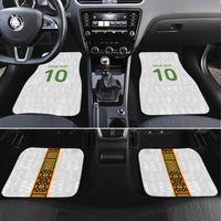 Custom Ghana National Football Car Mats Traditional African Motifs Sporty Style - Wonder Print Shop