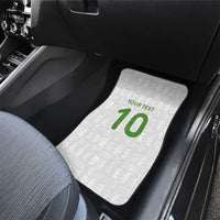 Custom Ghana National Football Car Mats Traditional African Motifs Sporty Style - Wonder Print Shop
