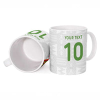 Custom Ghana National Football Ceramic Mug Traditional African Motifs Sporty Style - Wonder Print Shop