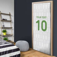 Custom Ghana National Football Door Cover Traditional African Motifs Sporty Style - Wonder Print Shop