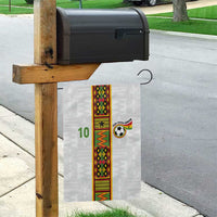 Custom Ghana National Football Garden Flag Traditional African Motifs Sporty Style - Wonder Print Shop