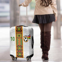 Custom Ghana National Football Luggage Cover Traditional African Motifs Sporty Style - Wonder Print Shop