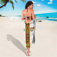 Custom Ghana National Football Sarong Traditional African Motifs Sporty Style - Wonder Print Shop