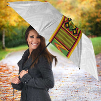 Custom Ghana National Football Umbrella Traditional African Motifs Sporty Style - Wonder Print Shop