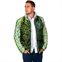 Custom Nigeria National Football Padded Jacket Super Eagles-Feather Shoulders Sleeves Armor - Wonder Print Shop