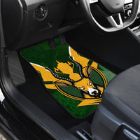 South Africa Rugby Car Mats Springbok Mascot History Champion World Rugby 2023 - Wonder Print Shop