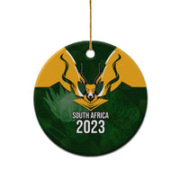 South Africa Rugby Ceramic Ornament Springbok Mascot History Champion World Rugby 2023 - Wonder Print Shop